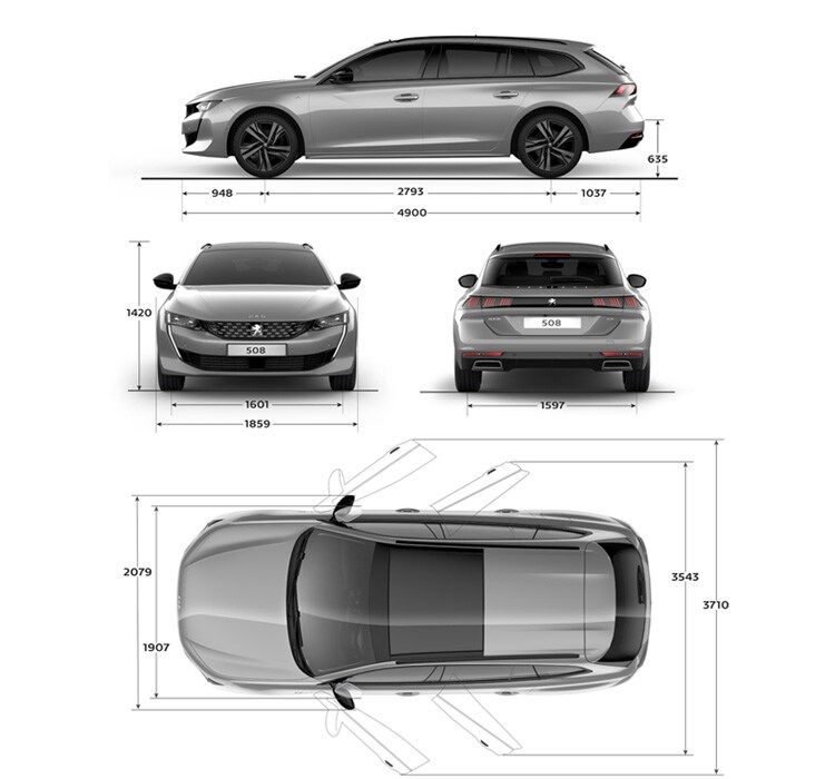 Peugeot 508 SW stationcar Plugin hybrid eller forbrændingsmotor
